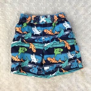 Wippette Swim Trunks Sharks Size 24 Months